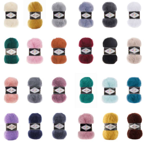 Alize mohair classic 100g - mohair,