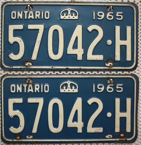 Ontario kanada nummernschilder - ontario,