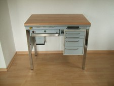 Kavo Einzel-Arbeitsplatz grau, 1er Labortisch mit Absaugung