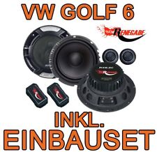 VW GOLF 6 VI Lautsprecher Boxen KFZ PKW Einbauset FRONT-HECK SYSTEM Renegade