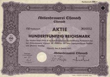 Aktienbrauerei Eisenach 1942