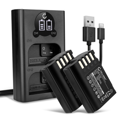 Kamera akku dual - +,