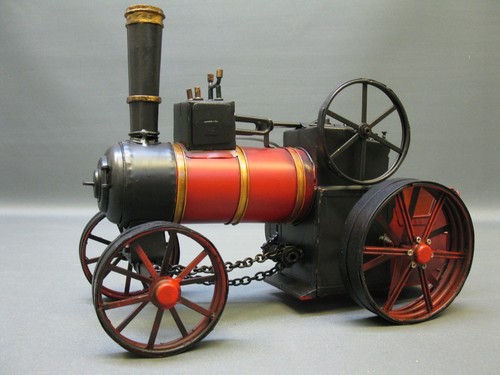 Blech modellauto dampftraktor - blech,