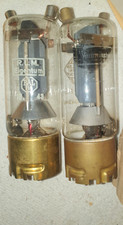 Heizung ok !  2x RL12 P35   Wehrmachtsröhren s Bilder  rar  aus Nachlass  WM BAL