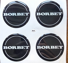 4st. Borbet Silikon Aufkleber