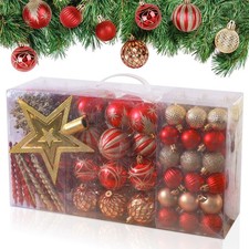 Weihnachtskugeln Kunststoff