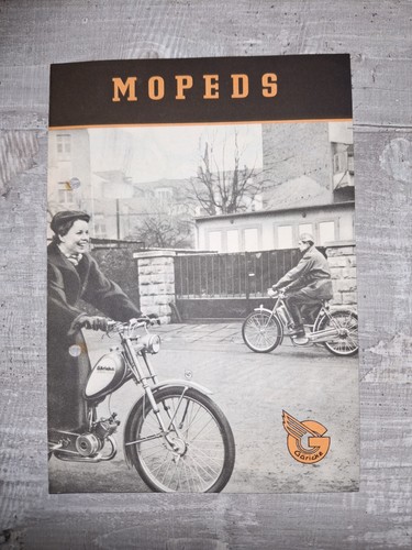 Göricke mopeds prospekt - prospekt, 1958