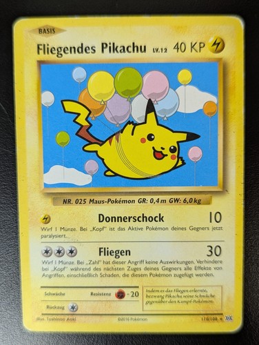 Fliegendes pikachu 110 108 - pikachu, 110/108