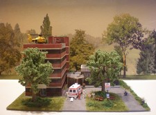 H0 Diorama HO 1:87 Gebäude