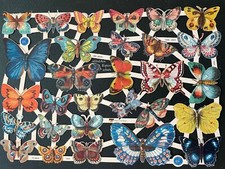 # NEU # GLANZBILDER # EF 7444 Schmetterlinge , neuer Bogen aus dem Jahr 2023  #