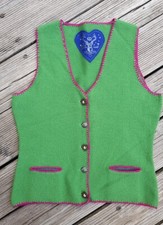DONELL COUNTRY DAMEN TRACHTEN STRICK WESTE GRÖßE 38 Grün Neuwertig 