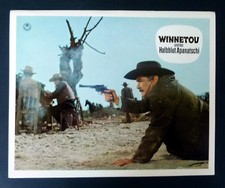 KARL MAY * WINNETOU und das Halbblut Apanatschi AUSHANGFOTO #I Ger LC Kult BRICE