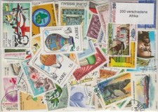 200 verschiedene briefmarken - verschiedene,