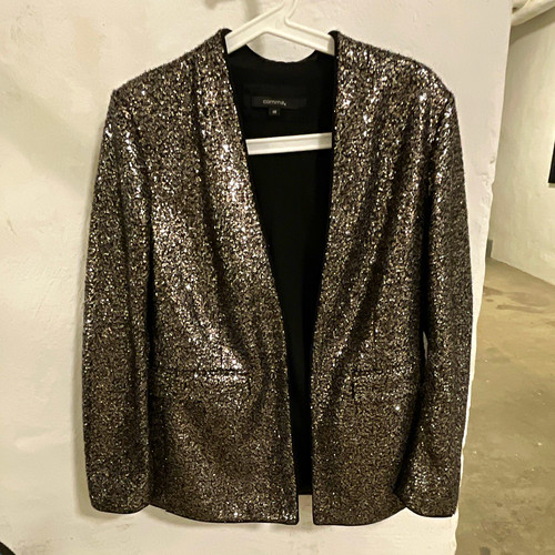 Comma damen pailletten - damen, pailletten-blazer