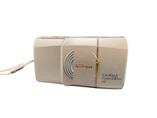 Nikon Lite Touch Zoom 120 ED Autofokus Silber Analog Vintage Händler Gebraucht