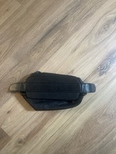 Echt Leder Bauchtasche Gürteltasche Hüfttasche Urlaubstasche Schwarz Lufthansa