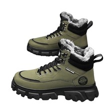 2025 NEU Herren Plüsch Schneestiefel Wasserdichte Winter Warm Rutschfeste Wander