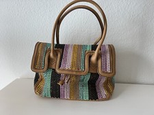 Handtasche von Essentiel Antwerp, geflochten, bunt , ausgefallen