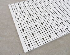Lochwände 2x Tegometall Schlüssellochwand 125x40 cm gebraucht weiß Lochwand Eden