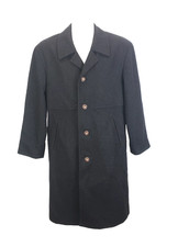 H61)  Herren Mantel Wollmantel