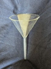 Trichter aus Glas, Kalksoda, Labor-Zubehör, D.-Öffnung: ca. 145mm