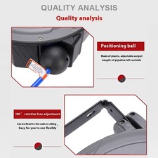 Einziehbarer Luftschlauchrolle Luftschlauchrolle Selbstverriegelungskürzel Für