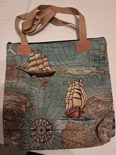 Tasche Gobelin Schiffe, 35 x