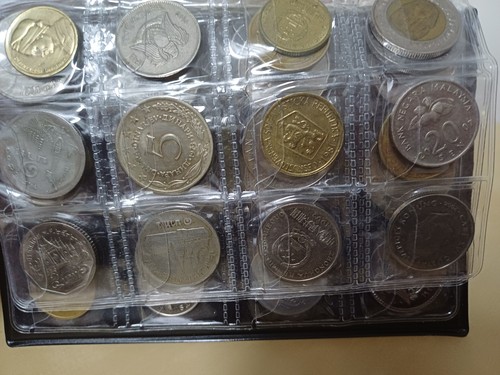 Große münzsammlung welt - münzsammlung,