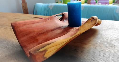 Holzschale deko handemade neu - deko,