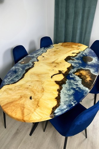 Ocean art oval - ocean,