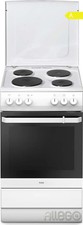 Amica Elektroherd Standherd 60cm Weiß 4 Kochplatten Infrarotgrill SHE11640W