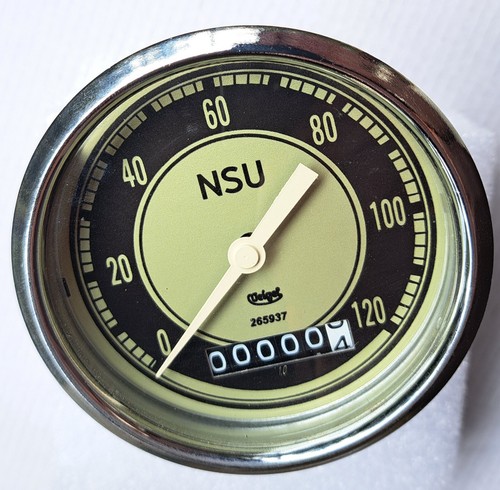 Tacho typ veigel - 120km/h, nsu