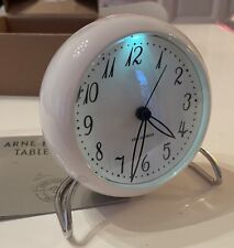 Tischuhr/Wecker/Arne Jacobsen Table Clock/weiß/OVP