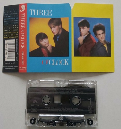 Three clock vermilion - three,