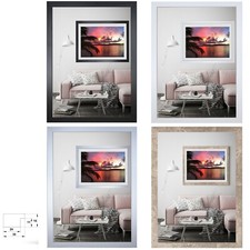 Bilderrahmen Alis Holz MDF Foto Poster Rahmen ab 10x15 bis 80x100  Modern