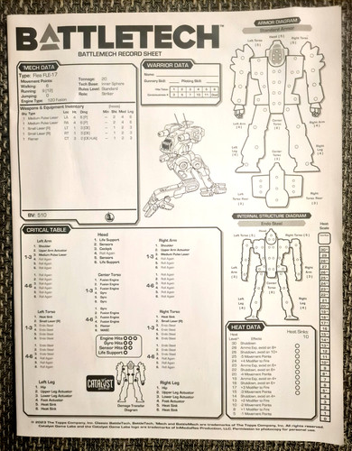Battletech record sheets - battletech, /