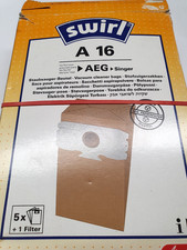 Swirl, Melitta, Staubsaugerbeutel A 16 f. AEG Bodenstaubsauger, Vampyr usw. 7 St