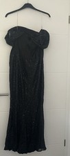Abendkleid Schwarz mit Glitzer