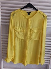 Damenbluse gelb 40 - h&m,