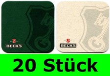 20 Stück Bierdeckel Beck's