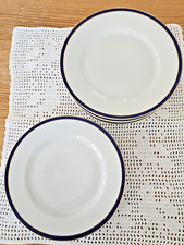 6  Kuchenteller Kobalt Gold