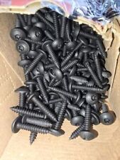 Blechschrauben Flachkopf Scheibe Kreuzschlitz Torx schwarz 4,8x25 500STK C