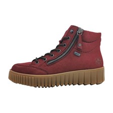 Rieker  Damenschuhe Schnürschuhe Rot Freizeit