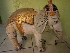 Elefant  Figur  Holzelefant
