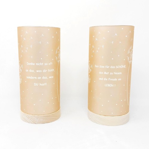 2er set led tischlampen - set,