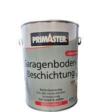 Garagen-Beschichtung 2,5 l Steingrau ral 7030 Garagenfarbe BEULE