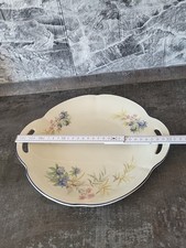 Vintage Porcelit Chodziez Obst Schale Teller  Große 27 Cm Mit Schöne Muster 