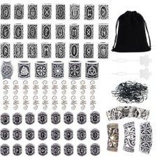 Bartperlen Runen Set