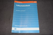 VW Selbststudienprogramm 133 Faltschiebedach VW Polo II Typ 86C erstklassig