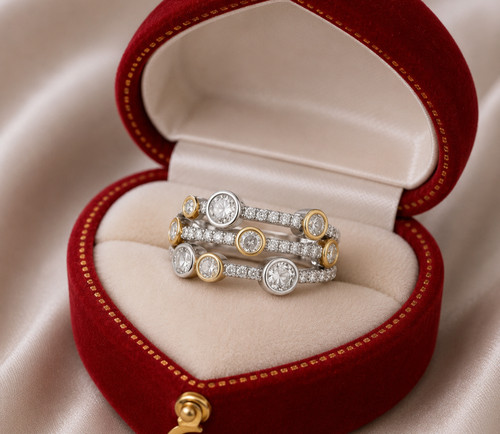 Silber gold neu statement - &,